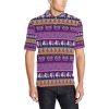 Boho Indian Style Pattern Men Polo Shirt