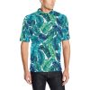 Brightness Tropical Palm Leaves Men Polo Shirt