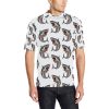 Great White Shark Pattern Print Design 03 Men Polo Shirt
