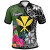 Hawaii Polo Shirt - Turtle Plumeria Banana Leaf - BN11