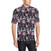 Hydrangea Pattern Print Design Hd04 Men Polo Shirt