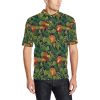 Lion Jungle Pattern Print Design 05 Men Polo Shirt