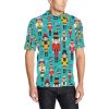 Nutcracker Pattern Print Design A03 Men Polo Shirt