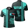 Papua New Guinea Turquoise Polo Shirt- Boba Style - AH - J14