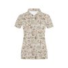 Seashell Print Design Lks304 Women'S Polo Shirt