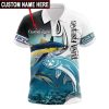 Tuna Fishing Custom Name Polo Shirt #Kv